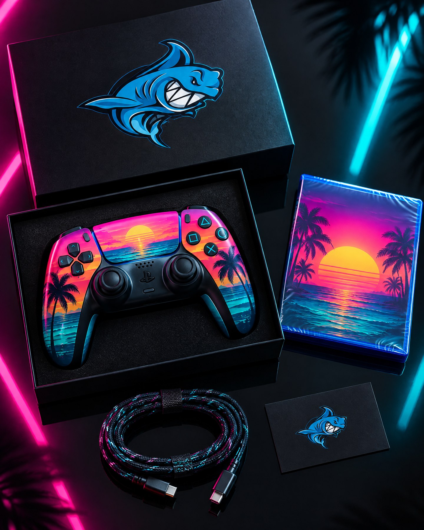 The Limited Edition gift box with the controller and game